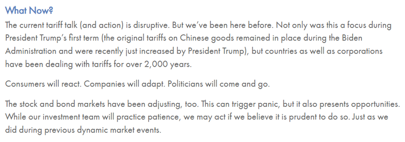 CKIA Blog - Tariffs & Markets